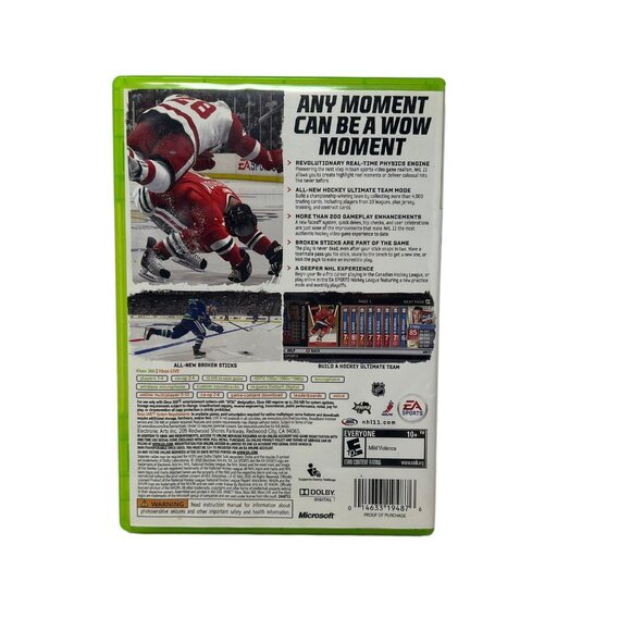 NHL ESPN 2K7 EA Sports 2010 2011 2014 Microsoft XBox 360 Game Lot Hockey Tested - Picture 9 of 13